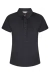 Herno Short Sleeve Cotton Polo Shirt In Blue