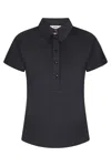 Herno Short Sleeve Cotton Polo Shirt In Blue