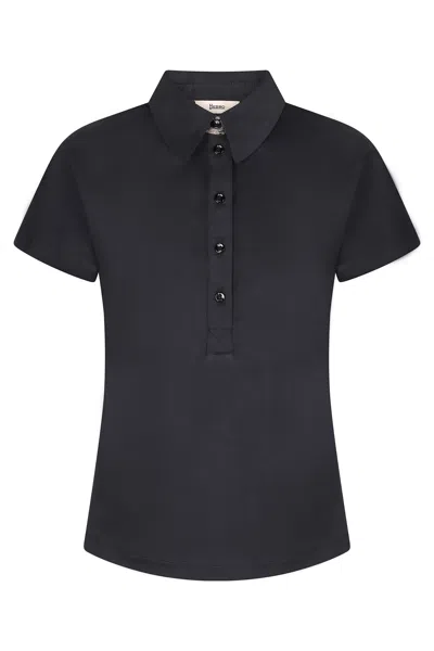 HERNO SHORT SLEEVE COTTON POLO SHIRT