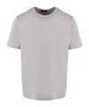 Herno Crew-neck Short-sleeve T-shirt In Gray