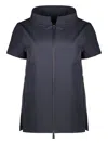 Herno Short-sleeve Jacket In Blue