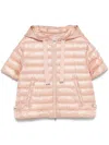 Herno Women Nylon Short Down Jacket In 粉色