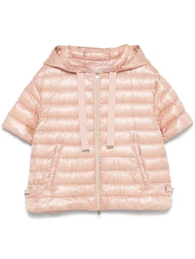 HERNO SHORT-SLEEVE PADDED JACKET