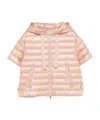 Herno Women Nylon Short Down Jacket In Pink