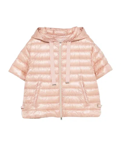 HERNO HERNO QUILTED SHORT-SLEEVED DOWN JACKET