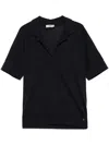 Herno Fine-knit T-shirt In Blue