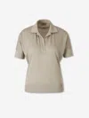 Herno Short Sleeve Polo In Gray