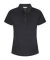 Herno Short Sleeve Cotton Polo Shirt In Black