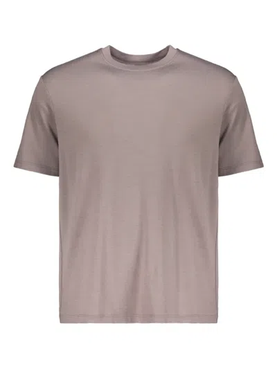 HERNO SHORT-SLEEVE ROUND-NECK T-SHIRT