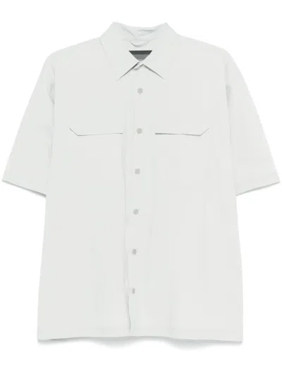 Herno Short-sleeve Shirt In Grey