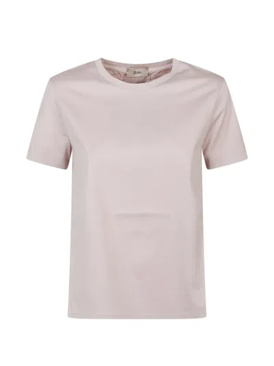 Herno Short-sleeve T-shirt In Pink