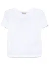 Herno Corded-lace Cotton T-shirt In White