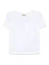 Herno Corded-lace Cotton T-shirt In White