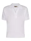 Herno Short Sleeve Polo Shirt In White