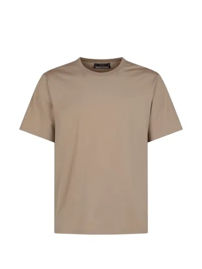 Herno Short Sleeve T-shirt In Neutral