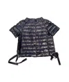 Herno Short-sleeved Cotton Clothes In Black