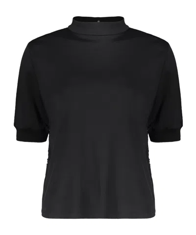Herno Short-sleeved Cover-up In Black