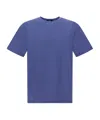 Herno Crew Neck Short Sleeves T-shirt In Blue