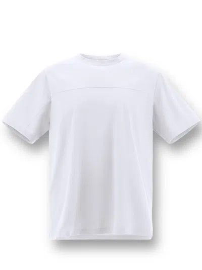 Herno Short Sleeved Crewneck T-shirt  In White