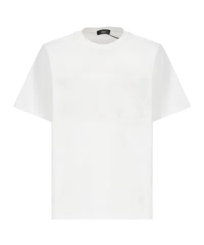 HERNO HERNO SHORT SLEEVED CREWNECK T-SHIRT