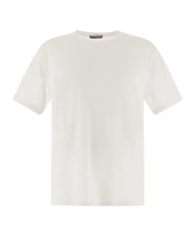 HERNO HERNO SHORT-SLEEVED CREWNECK T-SHIRT