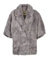 Herno Short-sleeved Jacket In Gray