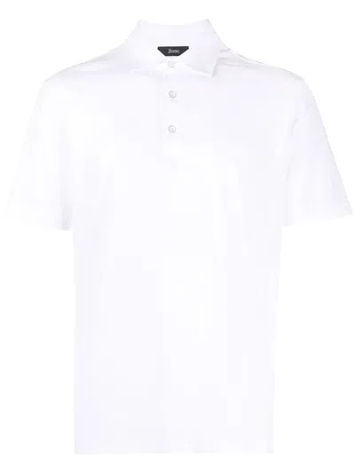 Herno Man Polo Shirt In White