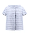 Herno Metallic Effect Cape In Blue