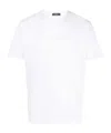 Herno Regular Fit Short Sleeve Crew Neck T-shirt In White