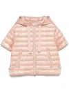 Herno Women Nylon Short Down Jacket In Pink