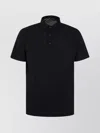 Herno Short Sleeves Men's Polo Shirt In Black