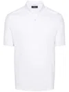 Herno White Short-sleeve Polo With Traditional Collar And Minimalist Design In Multi