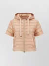 Herno Short Sleeves Quilted Jacket Hood Detail