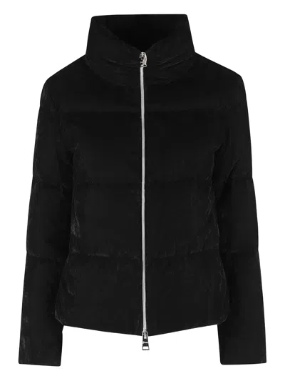 Herno Short Velvet Down Jacket