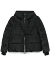Herno Hooded Puffer Jacket In Black