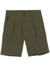 Herno Pleated Shorts In Green