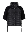 Herno Nylon Jacket Adjustable Straps High Collar In Black