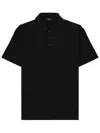 Herno Technical Functional Fabric Polo Shirt In Black