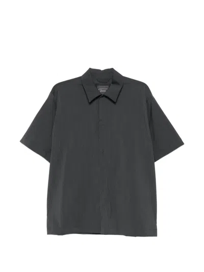 Herno Short-sleeve Shirt In Gray