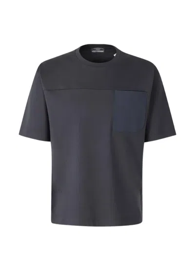 Herno Short-sleeve T-shirt In Blue