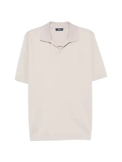 Herno Short-sleeve T-shirt In Neutral