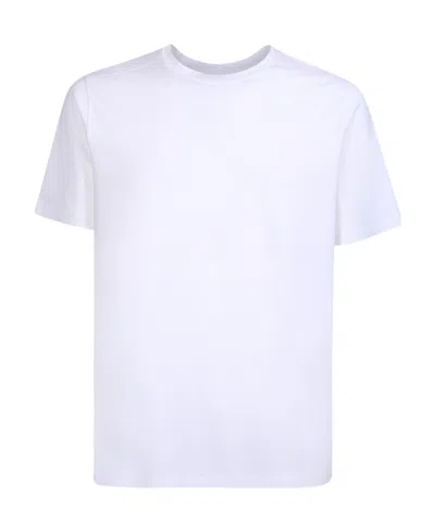 Herno Shortsleeved Crew Neck T-shirt In White