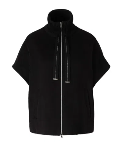 Herno Short-sleeved Jacket In Black