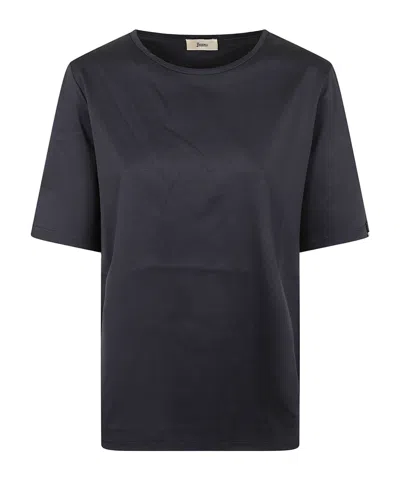 Herno Short-sleeved T-shirt In Blue