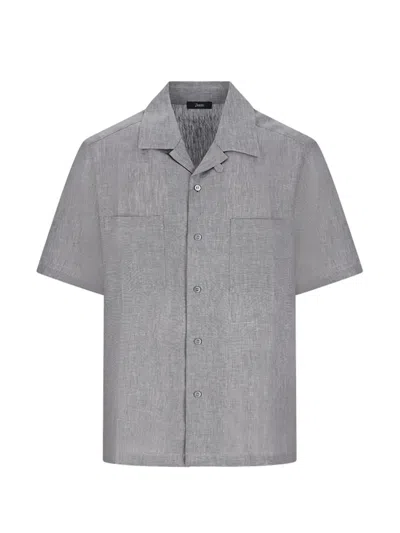 Herno Short-sleeves Shirt In Gray