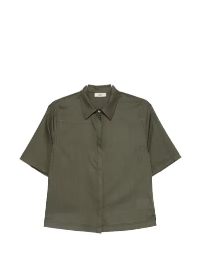 Herno Short-sleeves Shirt In Green