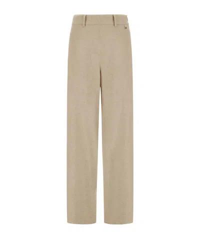 HERNO JETTED-POCKET TROUSERS