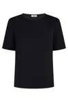 Herno Side Slits Cotton T-shirt Clothing