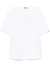 Herno Round Neck T-shirt With Snap Button Details