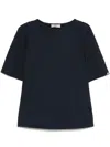 Herno Side Slits Cotton T-shirt Clothing